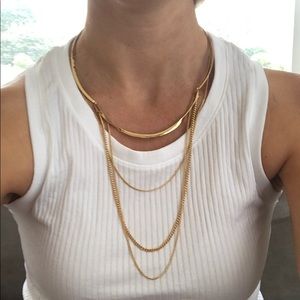Gold Stella & Dot Necklace